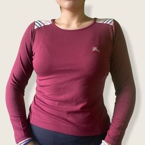 Burberry Fitted Long Sleeve